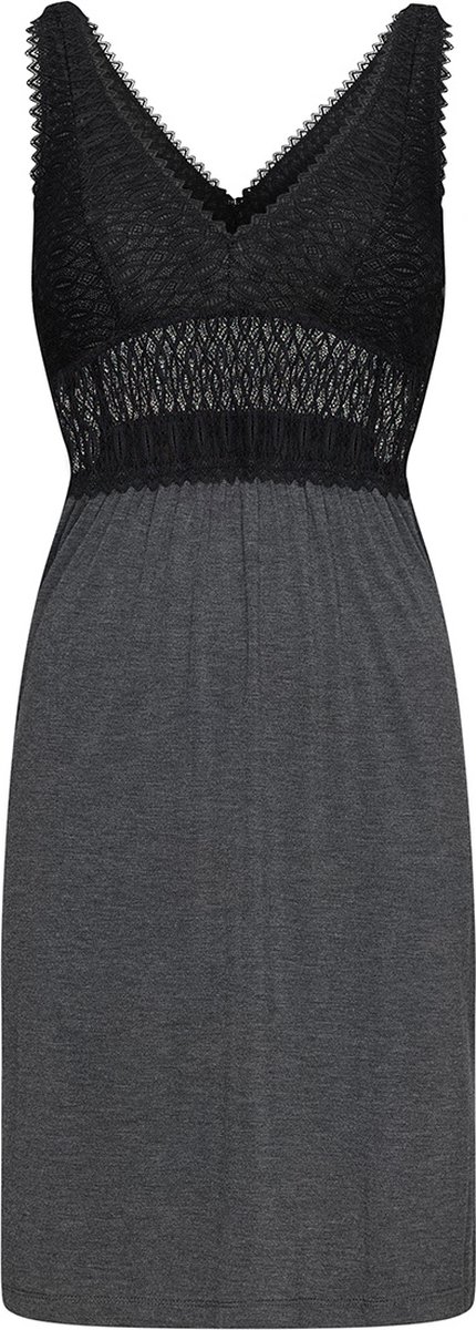 Pastunette Deluxe Dames Nachthemd Miranda - Viscose mix grijs