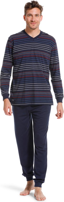 Mix & Match heren lounge shirt Pastunette 4399-622-2 blauw - Blauw