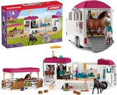 Schleich Horse Club - Paardentransportwagen, paardentransporter + accessoires 5+.