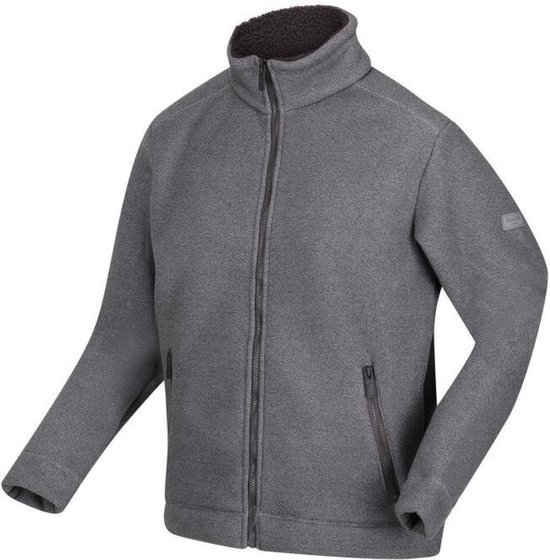 The Regatta Garrian Ii Bomber Jacket - Homme - Avec doublure en tissu Sherpa - Gris clair