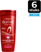 L’Oréal Paris Elvive Color Vive Shampoo - 250 ml - Voordeelverpakking 6 stuks