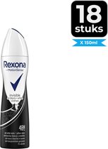Rexona Deodorant Spray Invisible Diamond 150 ml - Voordeelverpakking 18 stuks