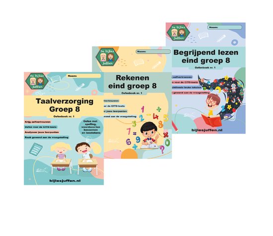 CITO doorstroomtoets oefenboeken groep 8 voordeelset - reken ... - cover