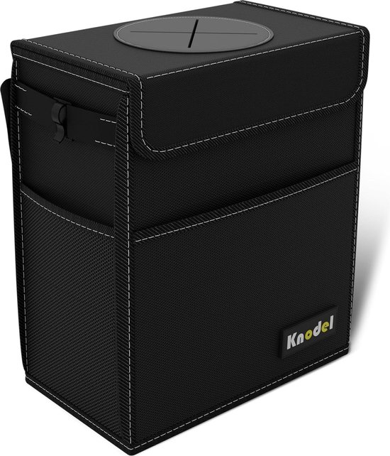 Autoprullenbakken met deksel - Set van 2 mini-autoprullenbakken (passen in de