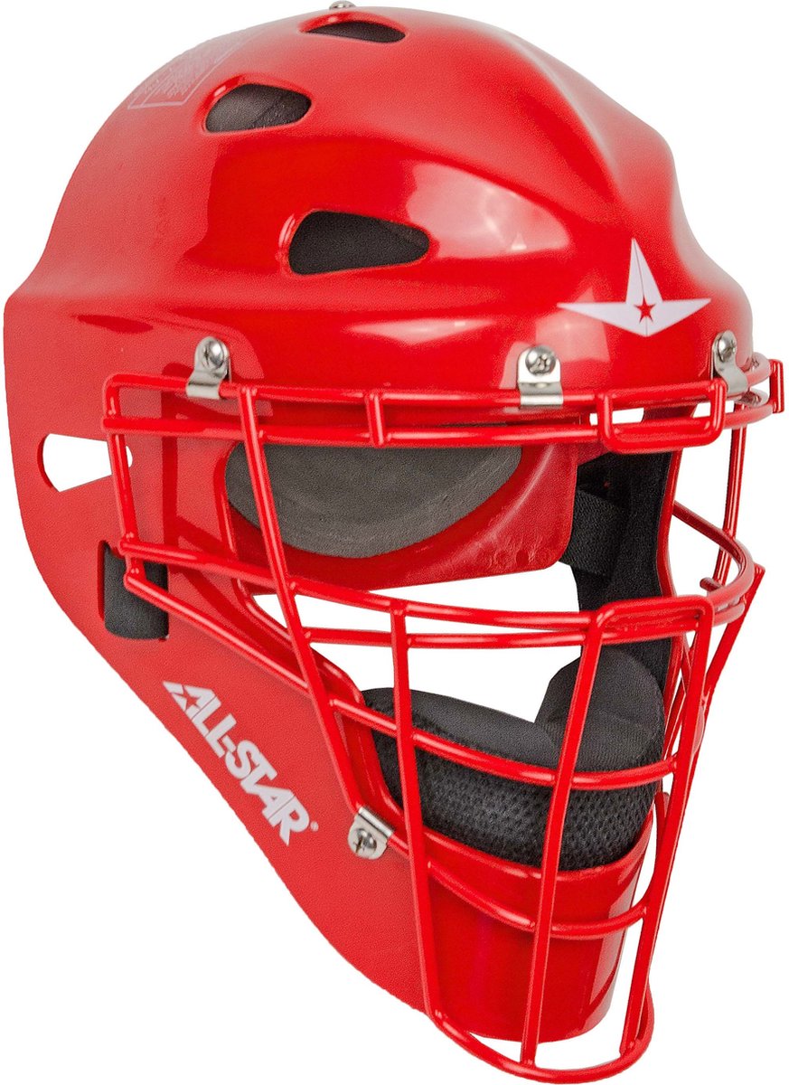 All Star MVP2300-1 Adult Headgear Color Scarlet