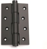 Justor deurveerscharnier enkelwerkend aluminium zwart, 120 mm lang, dd 30mm
