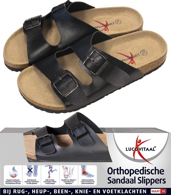 Lucovitaal Orthopedische Sandaal Slippers Maat 38 1 paar