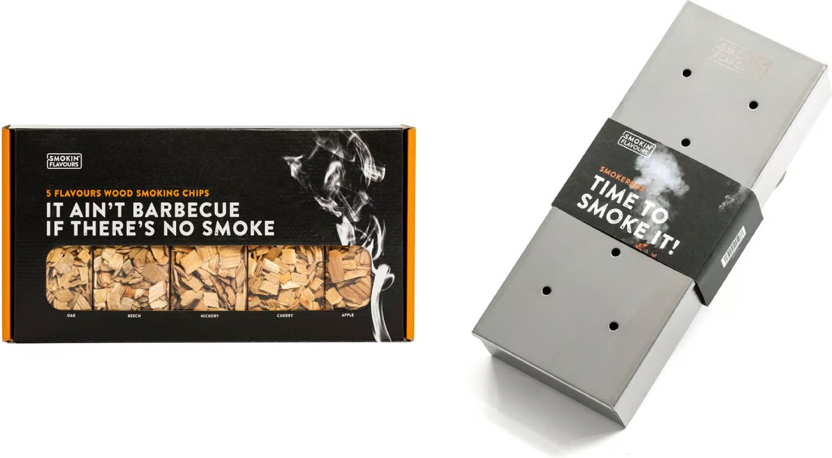 Smokerbox + giftbox rooksnippers Smokin' Flavours