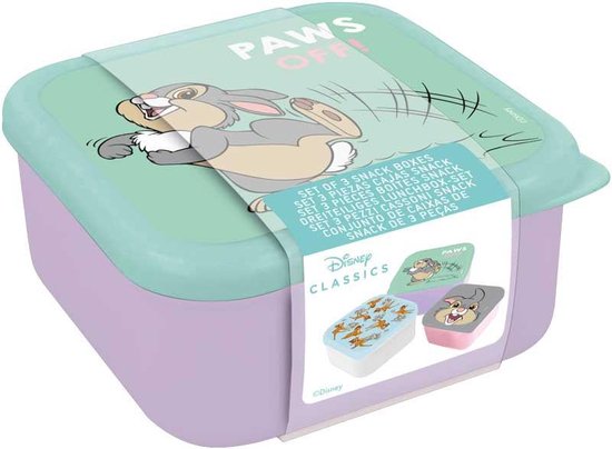 Snackbox 3in1 Lunchbox -Disney Bambi