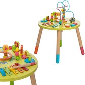 Table d'activités en bois Free2Play by FreeON - Playzone - Jouets éducatifs pour enfants - Centre d'activités