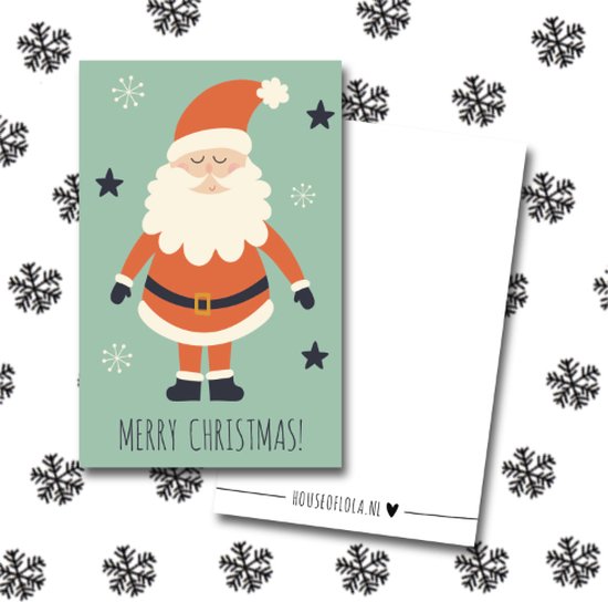 VIKY 12 stuks kerstkaarten, enveloppenset, stickers, kraftpapier