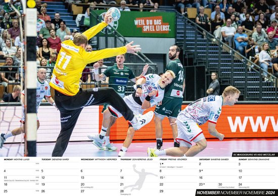 Handball Kalender 2024 A3  bol