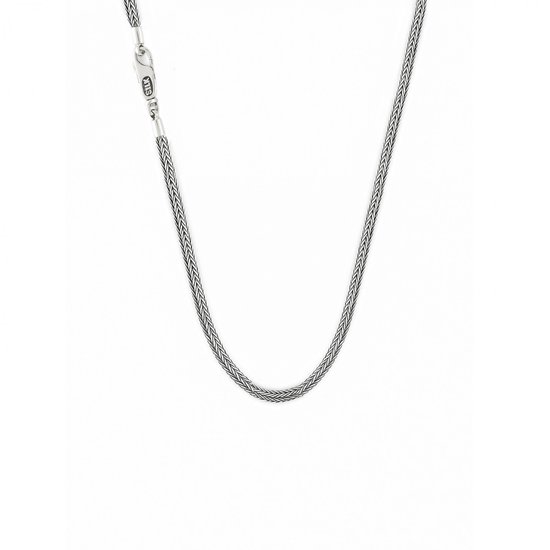 SILK Jewellery - Zilveren Ketting - Roots - 637.60 - Maat 60,0