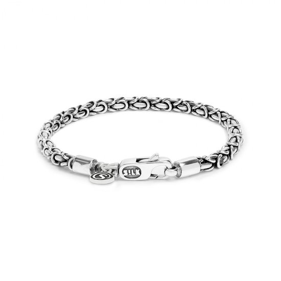 SILK Jewellery - Zilveren Armband - Connect - 655.20 - Maat 20,0