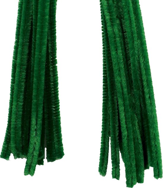 Folia 77890 Chenilledraad – 10 Zwarte Pijpenragers, 8 Mm Dik, 50 Cm Lang – Knutselplezier Voor Dieren En Figuren