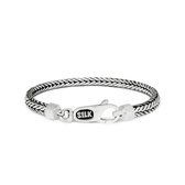 SILK Jewellery - Zilveren Armband - Zipp - 333.19 - Maat 19,0