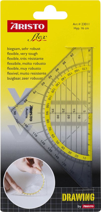 Aristo geodriehoek - GEOflex - 14 cm - flexibel - AR-23011 - Aristo