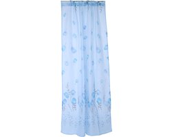 Elegante Blauwe - Transparante Gordijnen - 200x100cm - 100% Hoogwaardig Polyester - Perfecte Balans Licht & Privacy - Makkelijk Op te Hangen