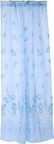 Elegante Blauwe - Transparante Gordijnen - 200x100cm - 100% Hoogwaardig Polyester - Perfecte Balans Licht & Privacy - Makkelijk Op te Hangen - Stijlvol voor Elke Ruimte