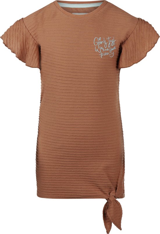 No Way Monday R-girls 4 Meisjes T-shirt - Faded brown - Maat 152