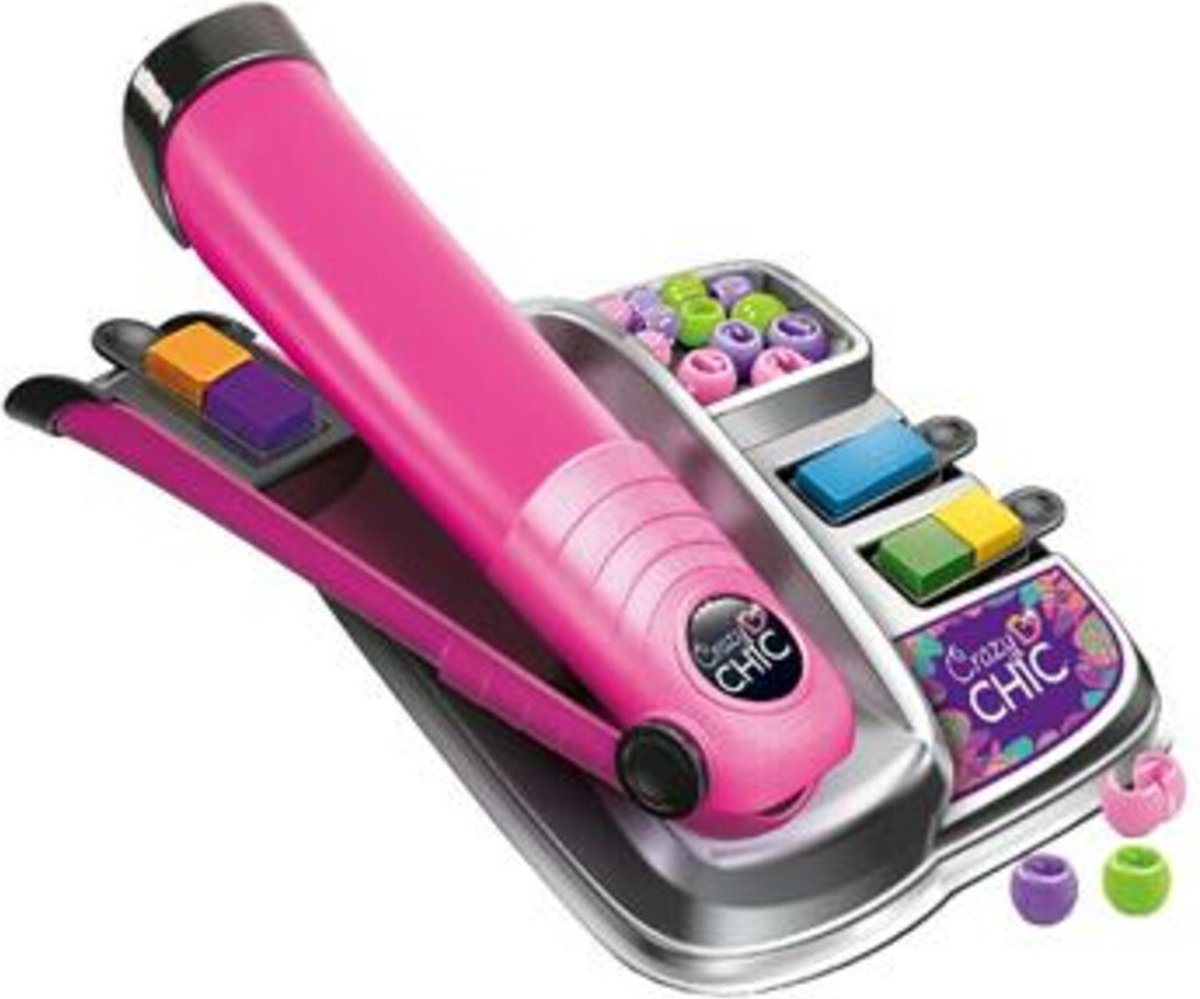Clementoni - Crazy Chic - Trendy Hairstyle - Kapsalon set met haarverf, tang en accessoires - Vanaf 6 jaar — afbeelding 9