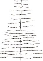 Countryfield - Kerstboom - Ziggy - Flexibel - LED - Bruin - 160 cm hoog - wandmontage - Warm wit