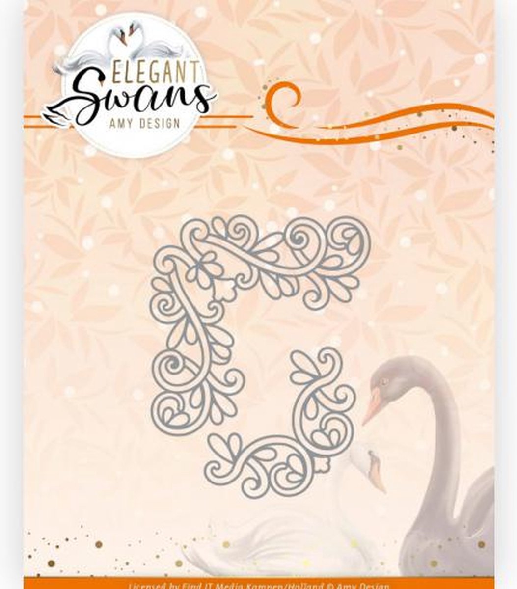Dies - Amy Design - Elegant Swans - Elegant Corner