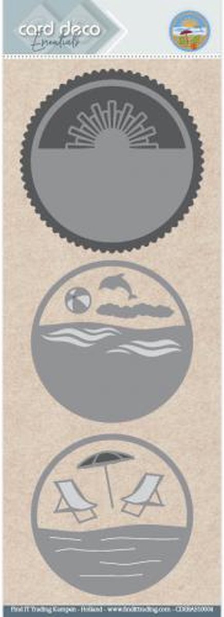 Card Deco Essentials - Build a Scene Dies - On the Beach