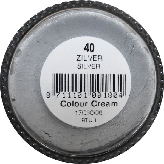 SL - Dekkende Kleurcreme - Zilver Metallic - (Schoensmeer - Schoenpoets)