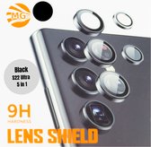 MG Camera lens protector geschikt voor Samsung Galaxy S22 Ultra - Zwart