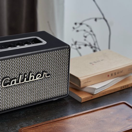 Caliber Retro Speaker - Vintage Speaker - 200 Watt Vermogen - Bluetooth - TWS - Bass en Treble regelbaar (HFG411BT) - Caliber