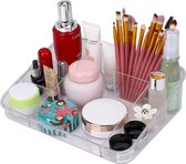 Cosmetische opslag Make-up Organizer Acryl voor Lades Badkamer met 8 Compartimenten Cosmetische Borstelhouder Transparant Plastic