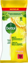 Dettol Multi-Cleaning Wipes Citrus - 1x 80 pièces