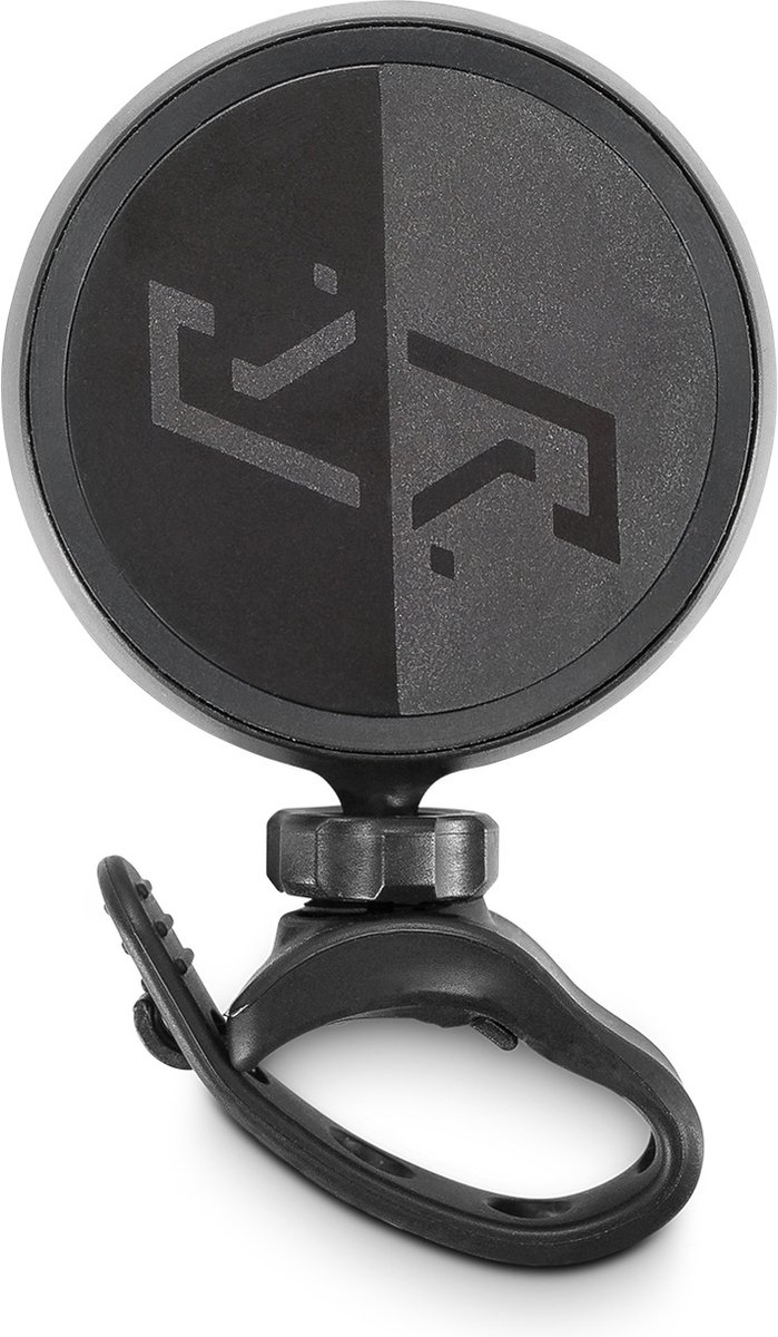 RFR Veiligheidsspiegel - Sneak a Peek - Plastic - Spiegel voor Fiets - 30 Gram - 92 x 57 mm (LxB) - Zwart/Grijs