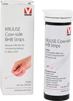 Kruuse Slepende Melkziekte test Cow-side BHB - Melk Teststrips - Monitoren na het afkalven - Meet betahydroxybuturaat - 50 Strips