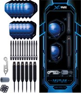 XQMax Neptune Darts - Set van 6 Dartpijlen - 32 stuks - 22 gram - Dart Flights - Dart shafts