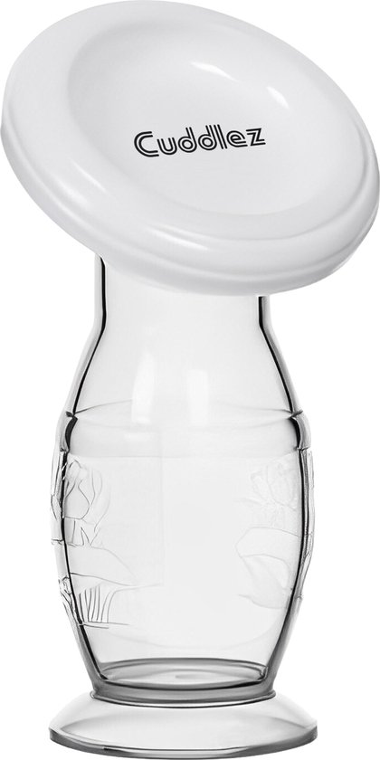 Cuddlez Borstkolf - Siliconen Borstkolf - Moedermelkcollector - Kolfapparaat Handkolf - 100 ml moedermelk -Zonder stroom Compact - Kraamcadeau