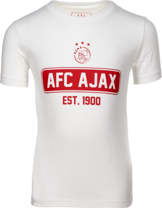 Ajax-t-shirt wit AFC Ajax Est. 1900