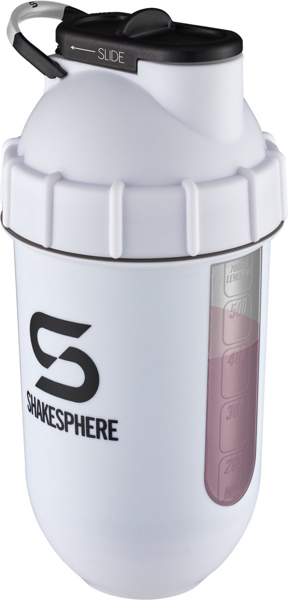 Nutrabio Tumbler VIEW Shaker loop - Shakebeker - proteïne shaker - Shakebeker met mixer