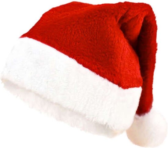 15 Kerstmutsen, Kerstmannenmutsen, Kerstmannenkoppen Rood voor alle Volwassenen Past één Maat. Kerstaccessoires