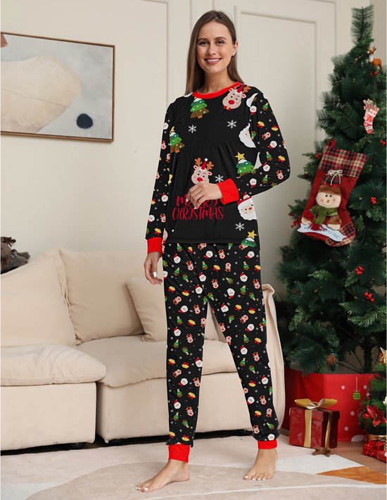 Schattige sneeuwpop kerstpyjama voor kinderen • Kinder World