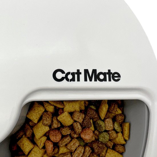 Cat Mate C500 - Automatische Voerbak Hond en Kat - Voerautomaat - Wit