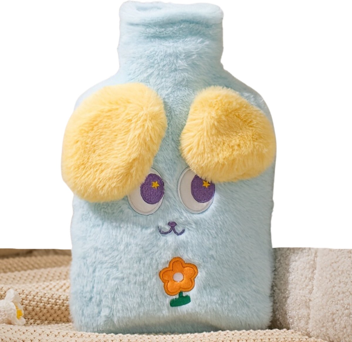 Goedkoopste Warmwaterkruik - Warmtekruik - Warmwaterzak Met Hoes - Warmtekussen - Knuffel Kruik - Bag - Hond