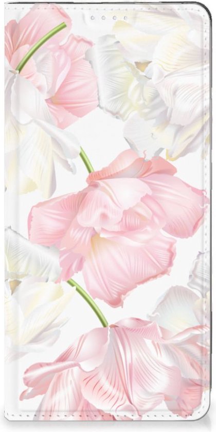 Stand Case Hoesje Cadeau voor Mama Geschikt voor OPPO Reno10 | 10 Pro Smart Cover Mooie Bloemen