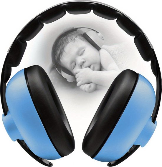 Oorbeschermers Kinderen Baby Gehoorbescherming Peuter Verstelbaar Blauw bol