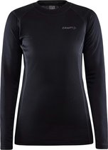 Craft extra warm Thermoshirt dames - Lange mouw - Core Warm - XL - Zwart