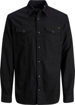 Zwarte spijkerblouse heren hotsell
