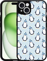 Cazy Hardcase Hoesje geschikt voor iPhone 14 Pinguins