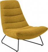 Fauteuil Oosteind - Stof - Geel - 83x97x93 cm (BxHxD)