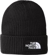 The North Face Box Logo Cuffed Beanie Muts Unisex - Maat One size